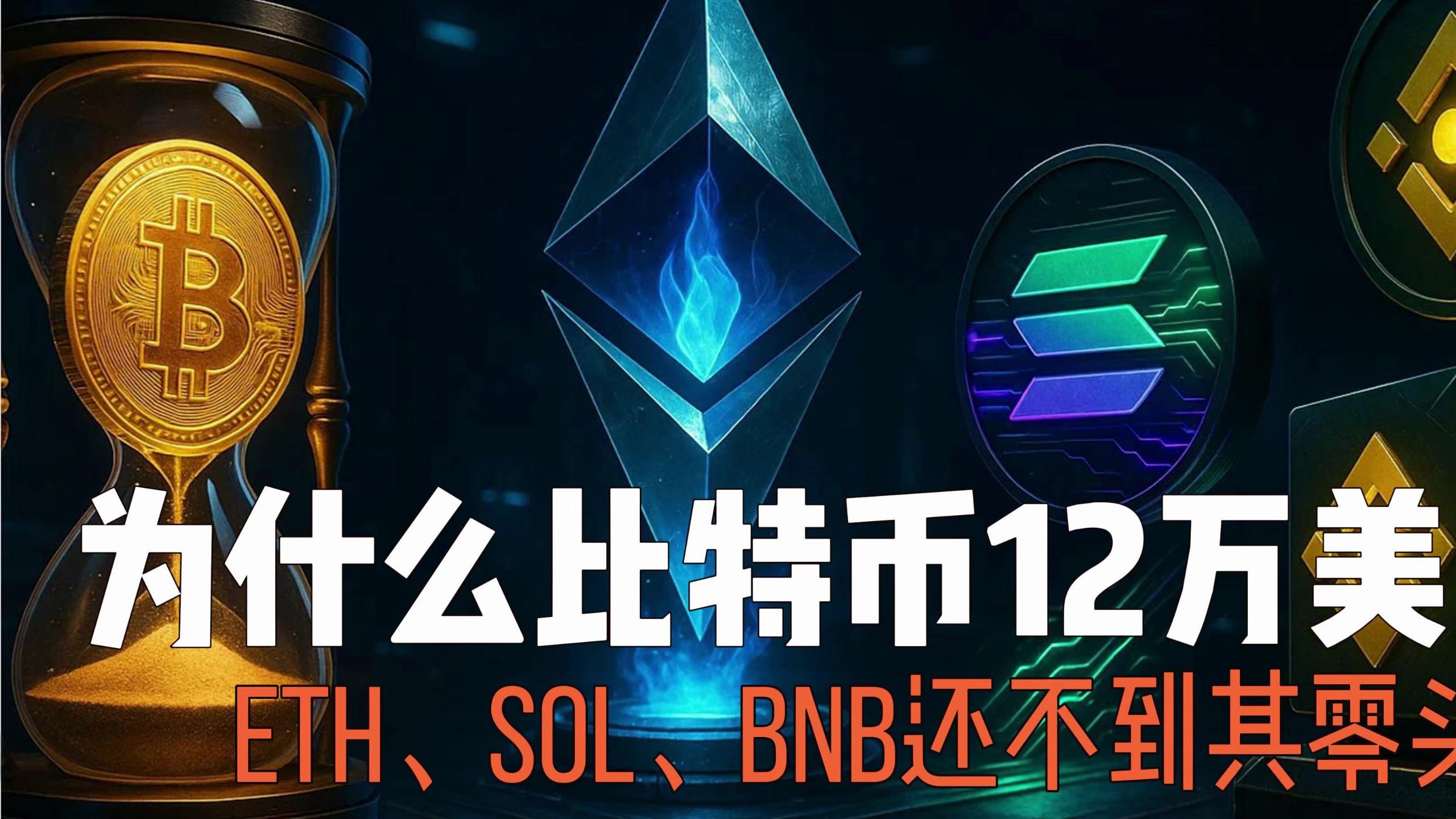 为什么比特币12万美元，以太坊才4800？BTC vs ETH vs SOL vs BNB发行机制真相揭秘