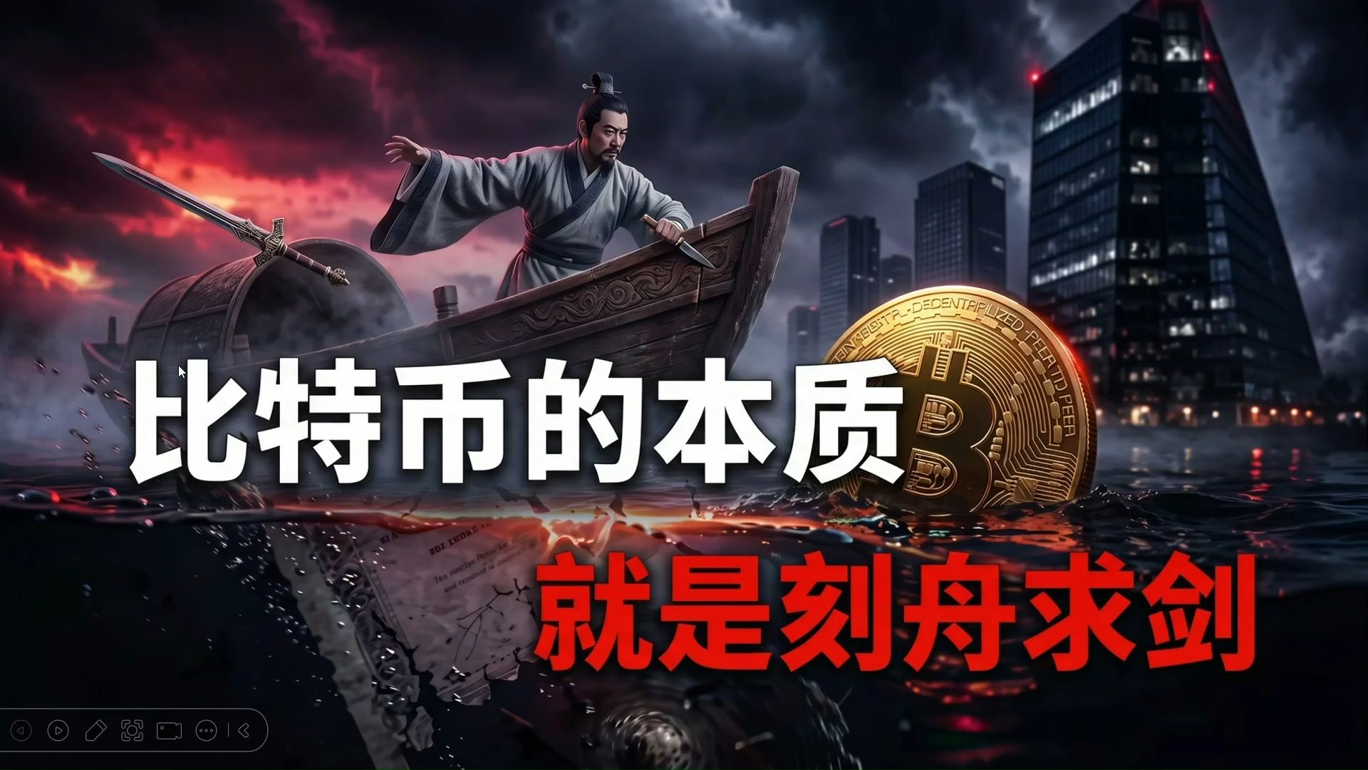 比特币的精髓，就在于刻舟求剑