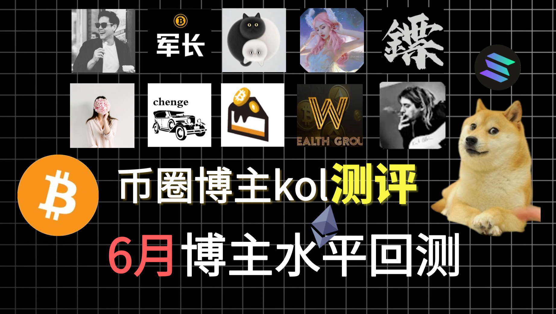 币圈博主kol测评—6月博主水平回测