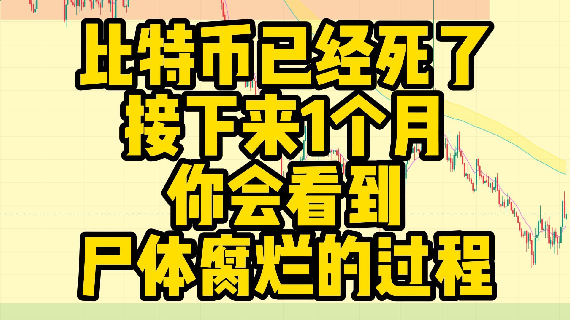 比特币已经死了，接下来一个月，你会看到尸体腐烂的过程！
