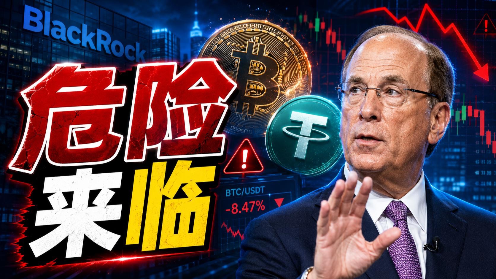 USDT正在消失，比特币危险了，这个位置很关键，跌破就是深渊！