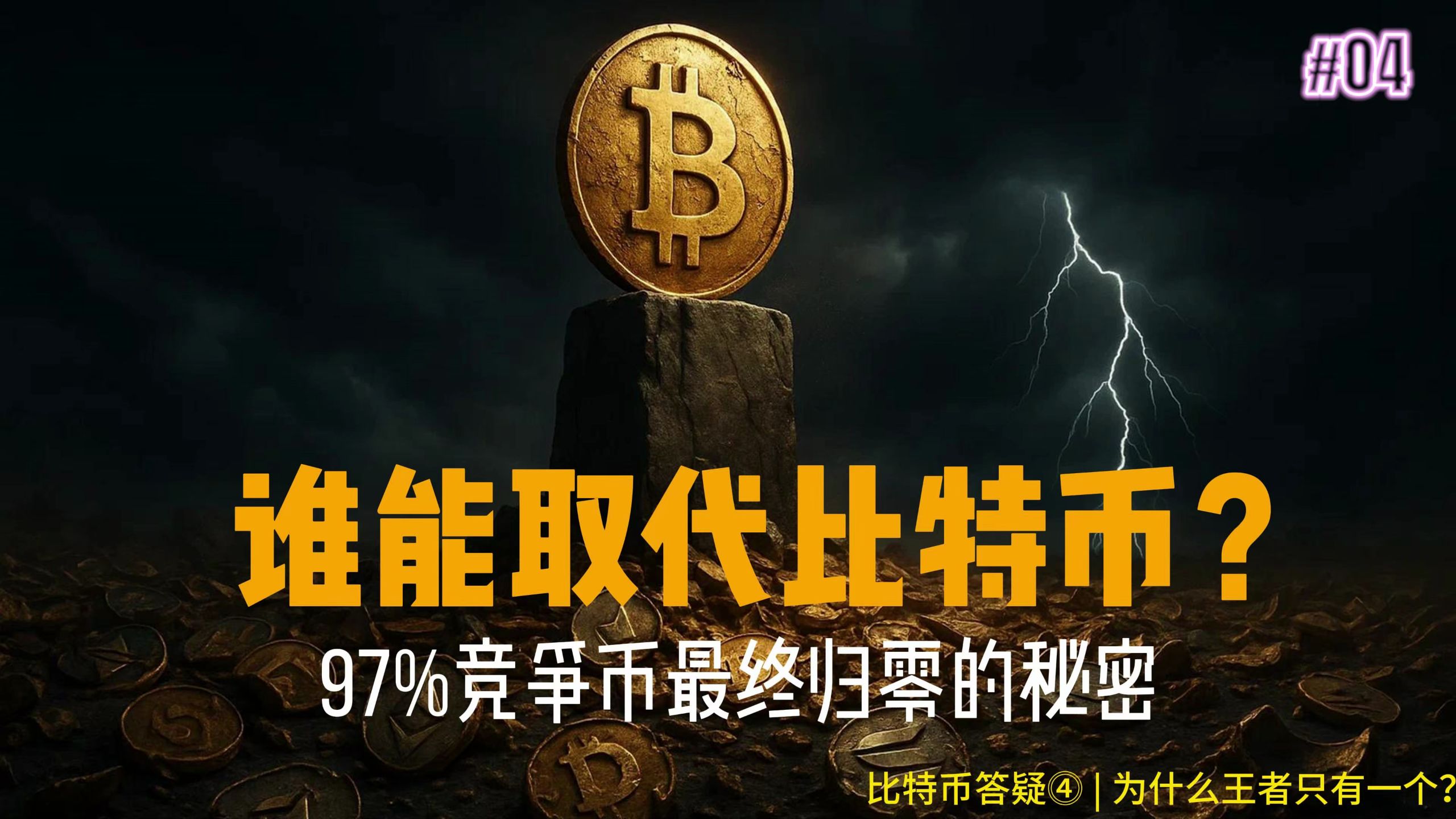 谁能取代比特币？几万种竞争币挑战失败的真相 | 比特币答疑系列第4集 | 加密星球